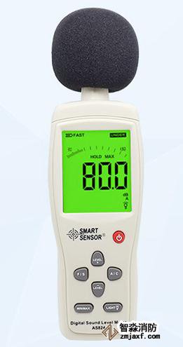 數(shù)字聲級(jí)計(jì)量程：30dB～130dB；精度：1.5dB